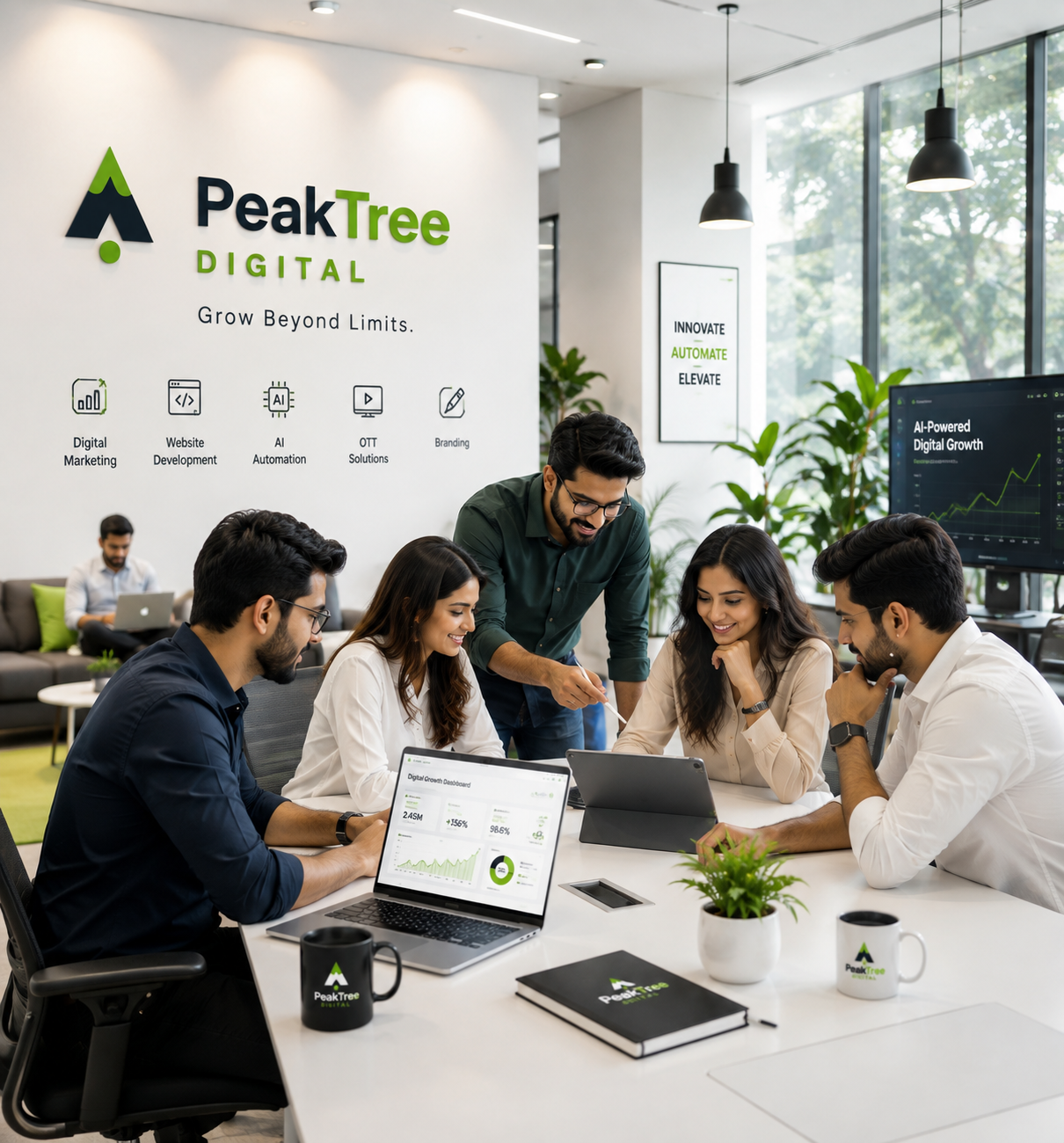 Inside PeakTree Digital — our team at work