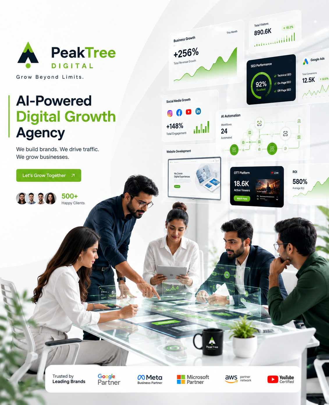 PeakTree Digital — AI-powered growth for modern brands
